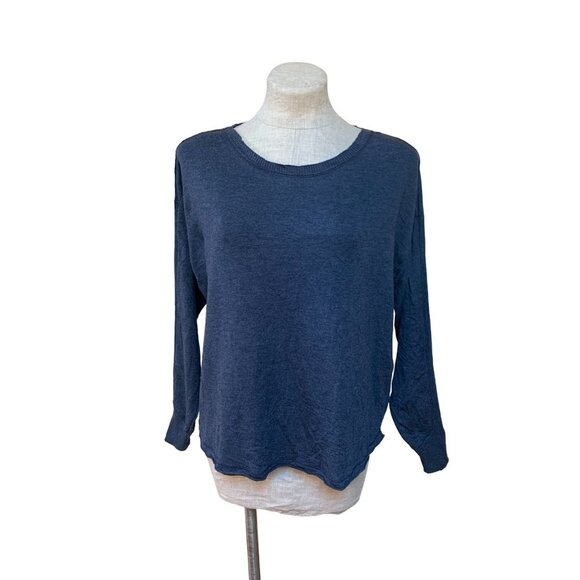 Rag & Bone Blue Oversized Sweater Medium - Picture 1 of 8